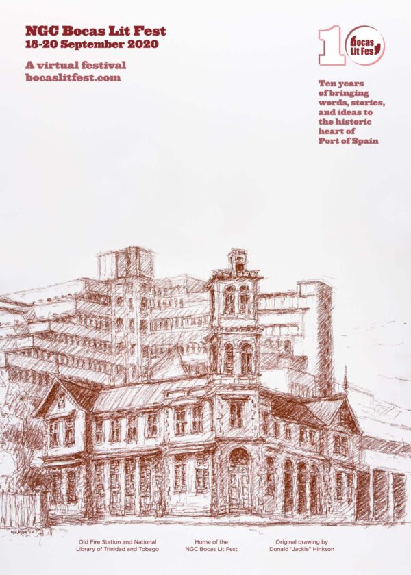 10 year commemorative poster, signed by Jackie Hinkson